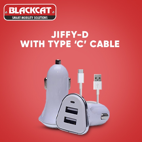 Jiffy-D with Type c cable (Type-C) Charger 